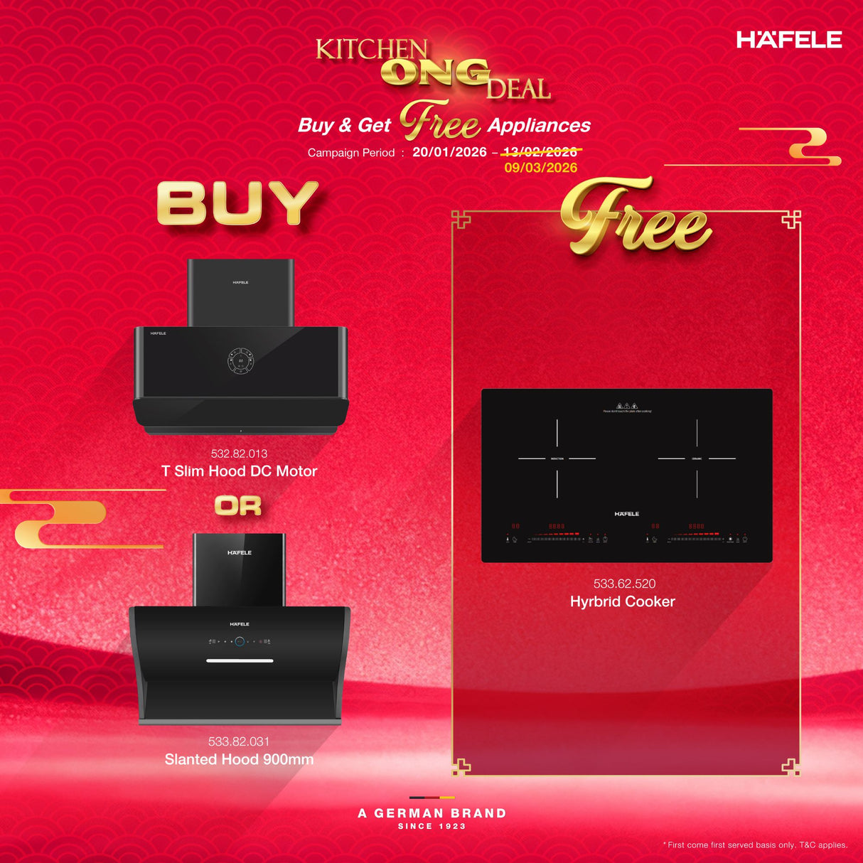 Häfele Slanted Hood 900mm