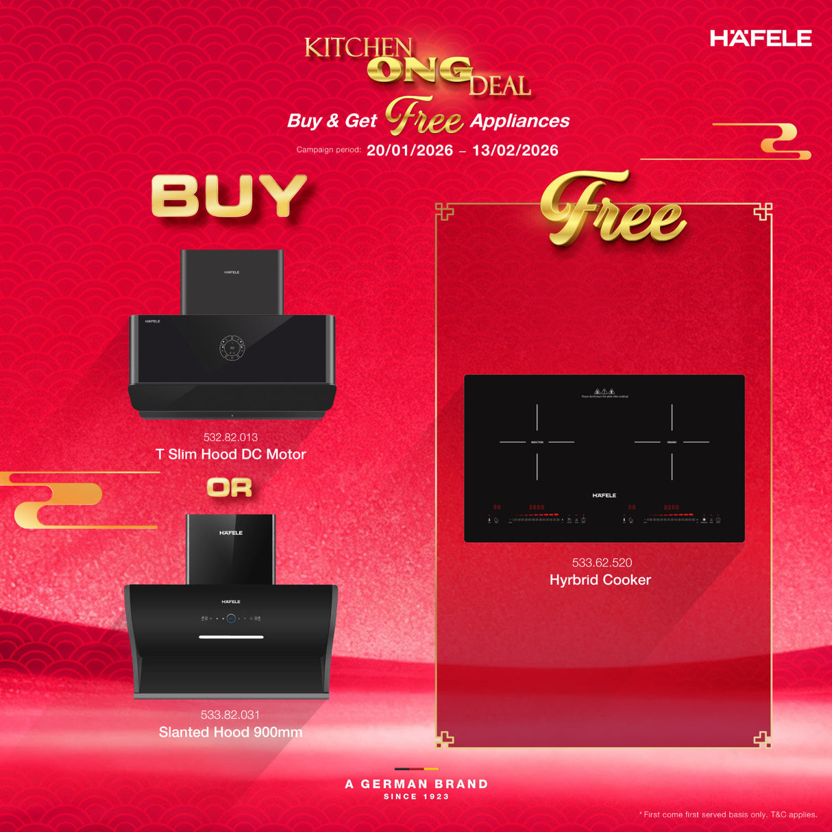 Häfele Slanted Hood 900mm