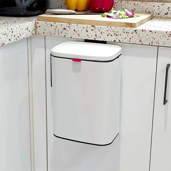 Hanging Painted Coated Steel Trash Bin