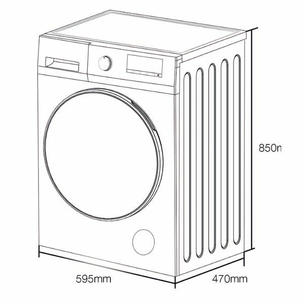 FRONT LOAD WASHER DRYER 8kg/6kg