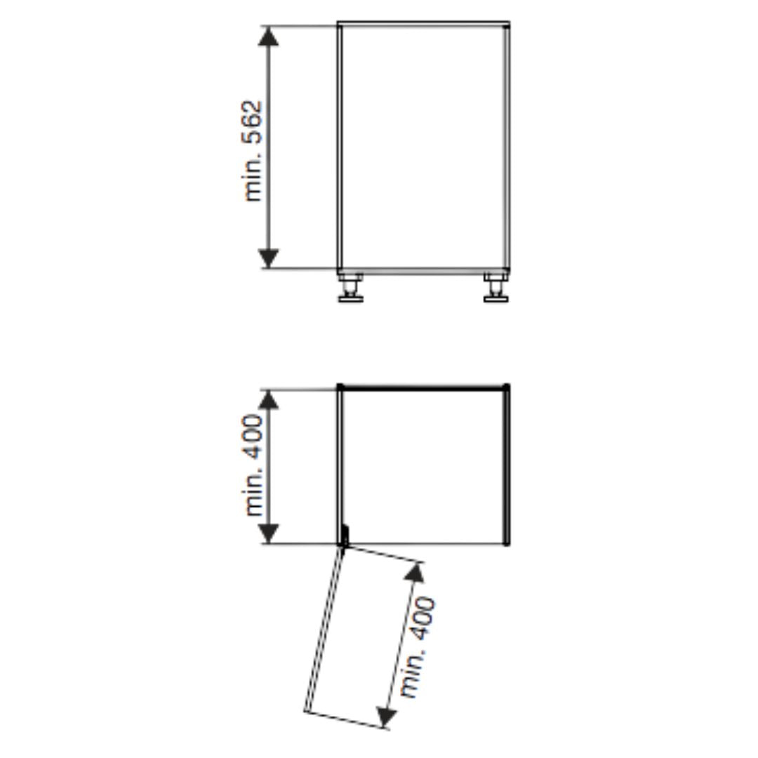 Häfele Utensio Plus H2 Door Base Unit