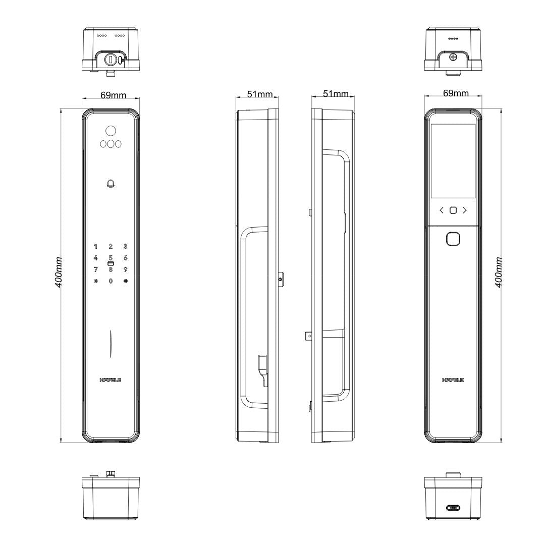 Hafele INFINITY Smart Door Lock