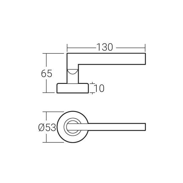 Häfele Lever Handle MLHP 9209 - Häfele Home Malaysia