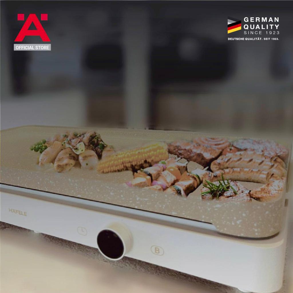 Häfele Portable Double Induction & BBQ Cooker