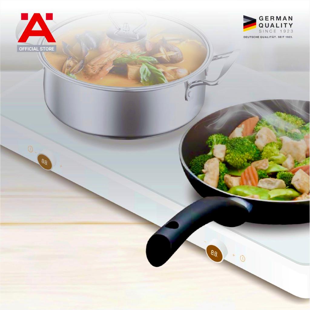 Häfele Portable Double Induction & BBQ Cooker