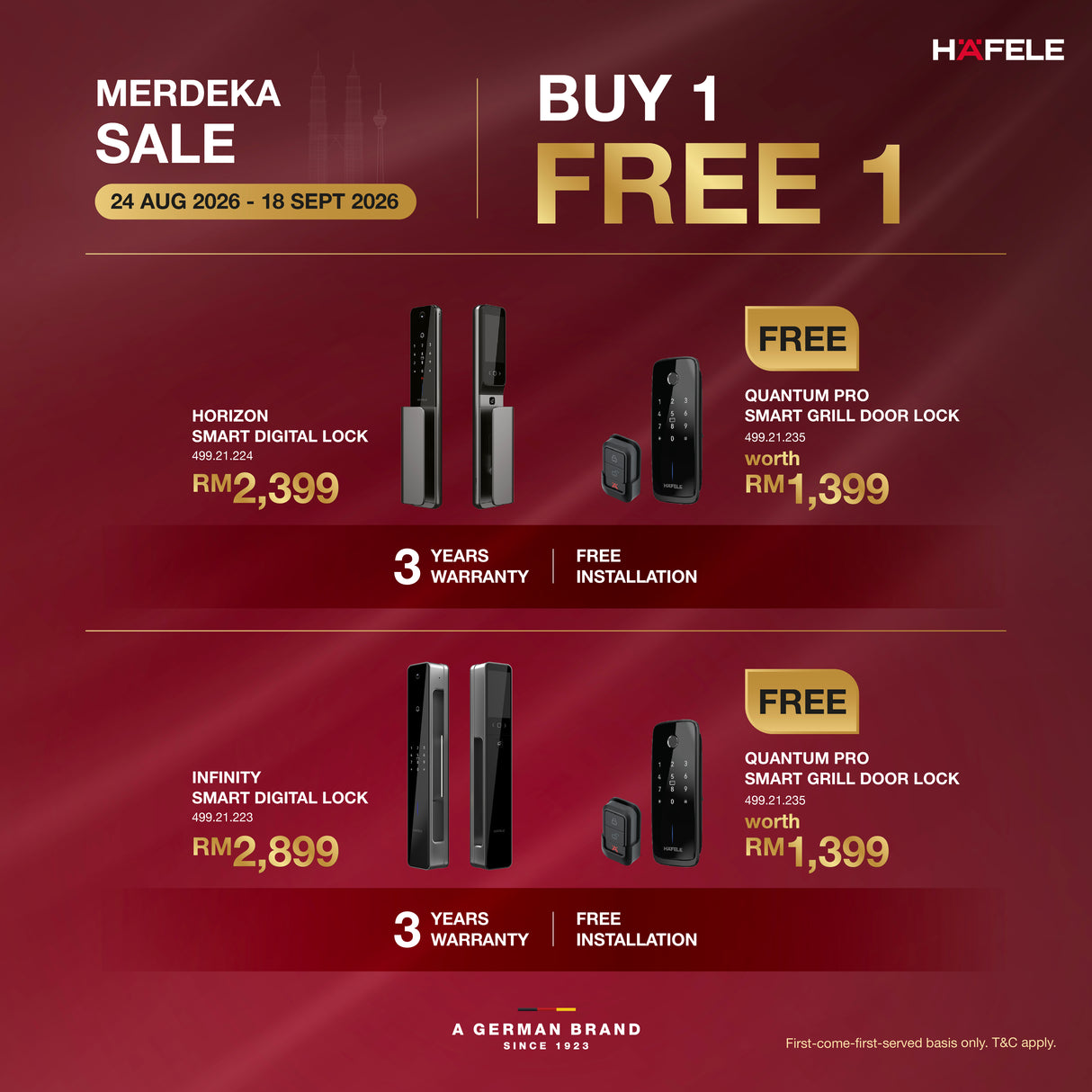 Smart Lock Buy 1 Free 1