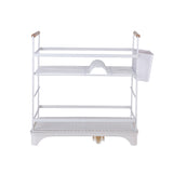 Free Standing Dish Rack Stst.White