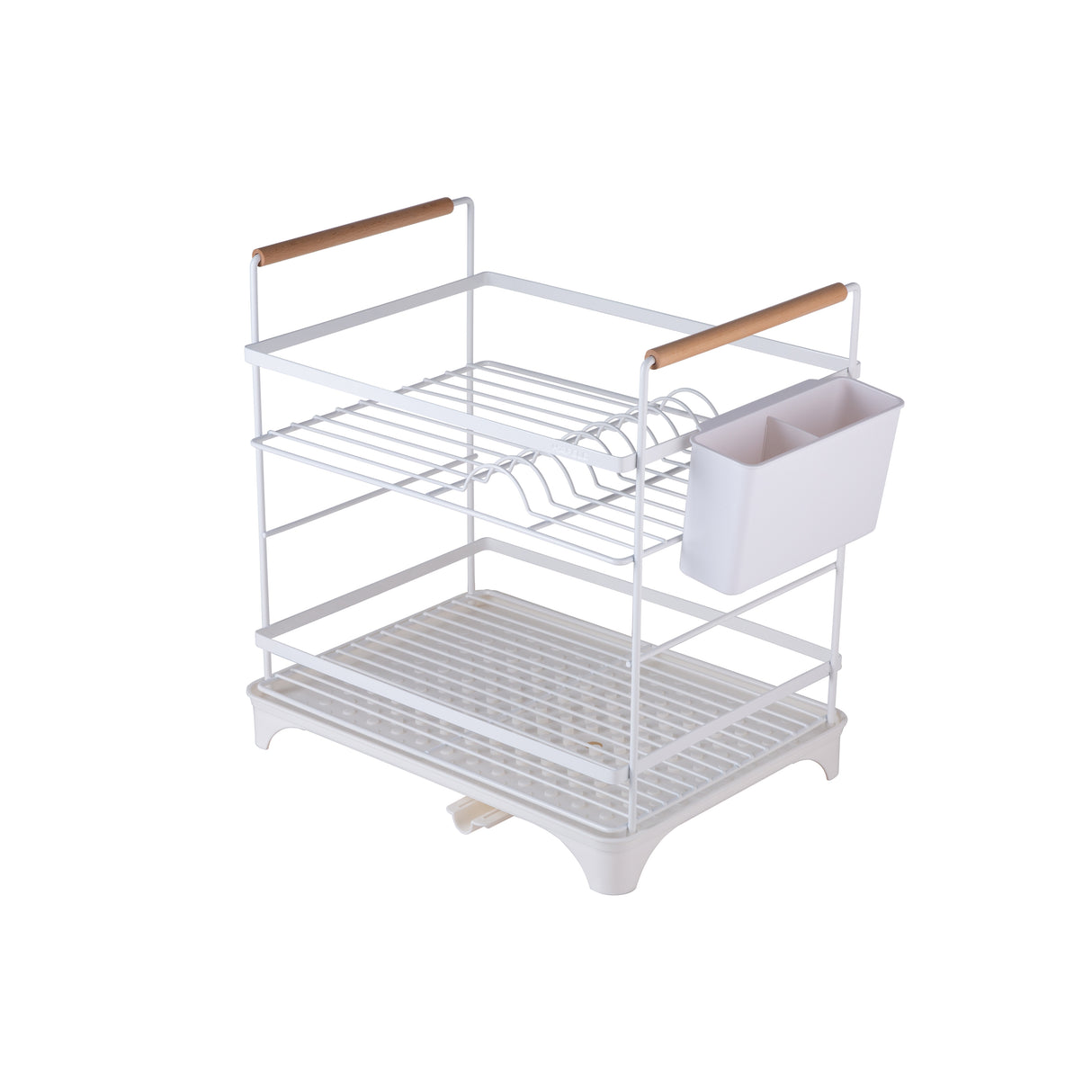 Free Standing Dish Rack Stst.White