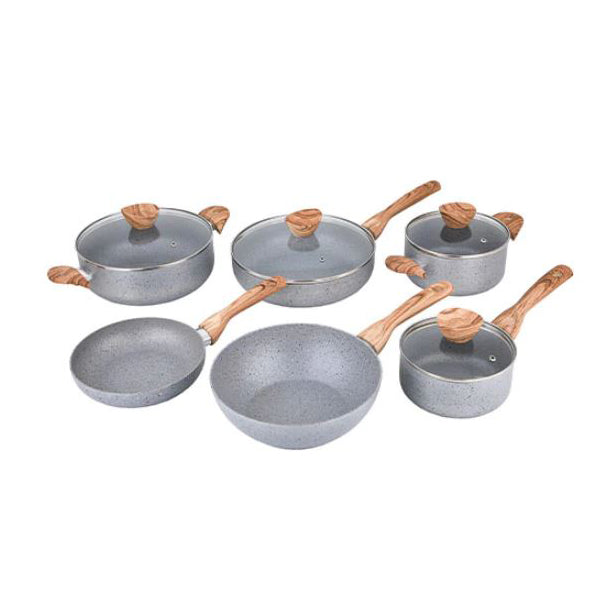 HAFELE Aluminum Pot and Pan Set 10 Pieces