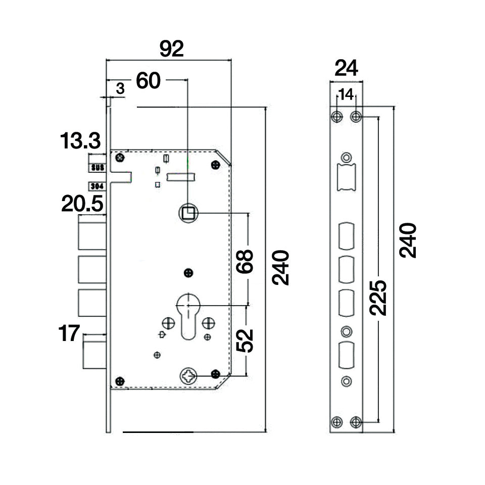 Häfele Smart Digital Lock DL7300 PRO