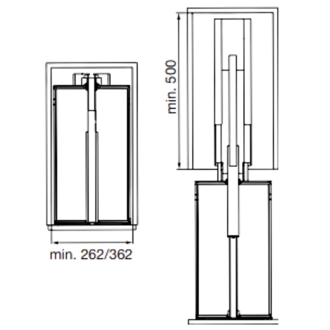 Häfele Utensio Plus H2 Tall Larder Unit