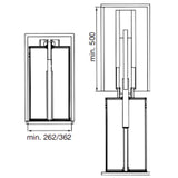Häfele Utensio Plus H2 Tall Larder Unit