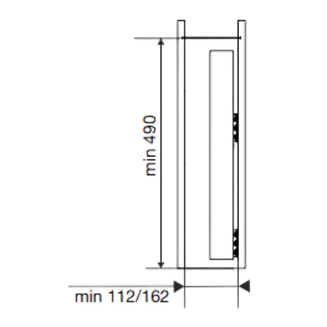 Häfele Utensio Plus H2 Base Unit (150 - 200mm)