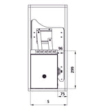 Wall unit lift, Pull down dish rack - Lento