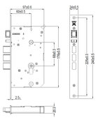 Hafele HORIZON Smart Door Lock