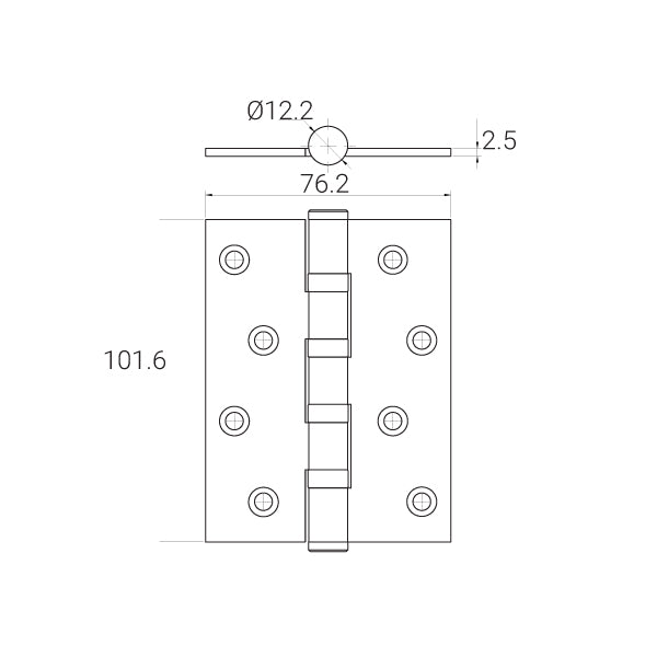 Häfele Door Hinge 489.05.018 - Häfele Home Malaysia