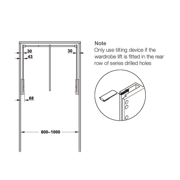 Wardrobe Lift - Häfele Home Malaysia